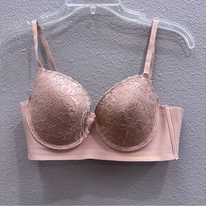 BCBGMaxAzria Pink Lace Underwire Bra 36C